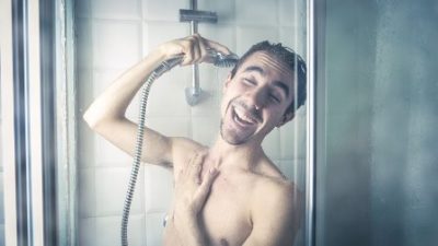 Man Singing In Shower Pretty Sure He’s Multitasking