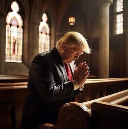 Trump Calls On Jesus to Endorse Him or Risk Losing Out After Election